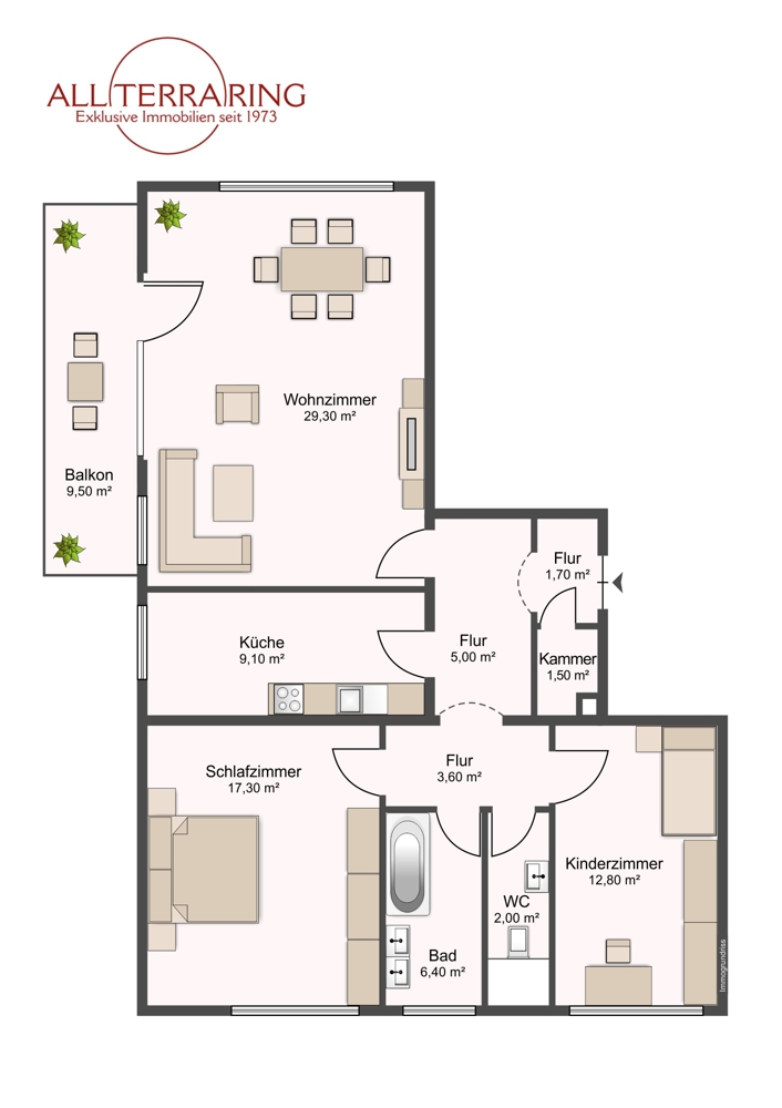 Grundriss Etagenwohnung M�nchen
