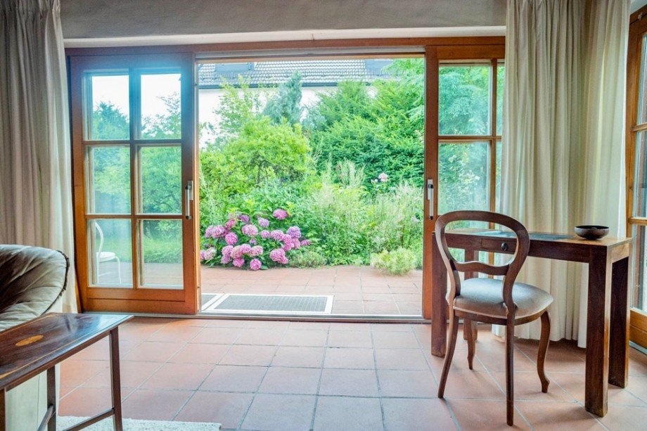 Blick in den Garten Villa Gr�felfing