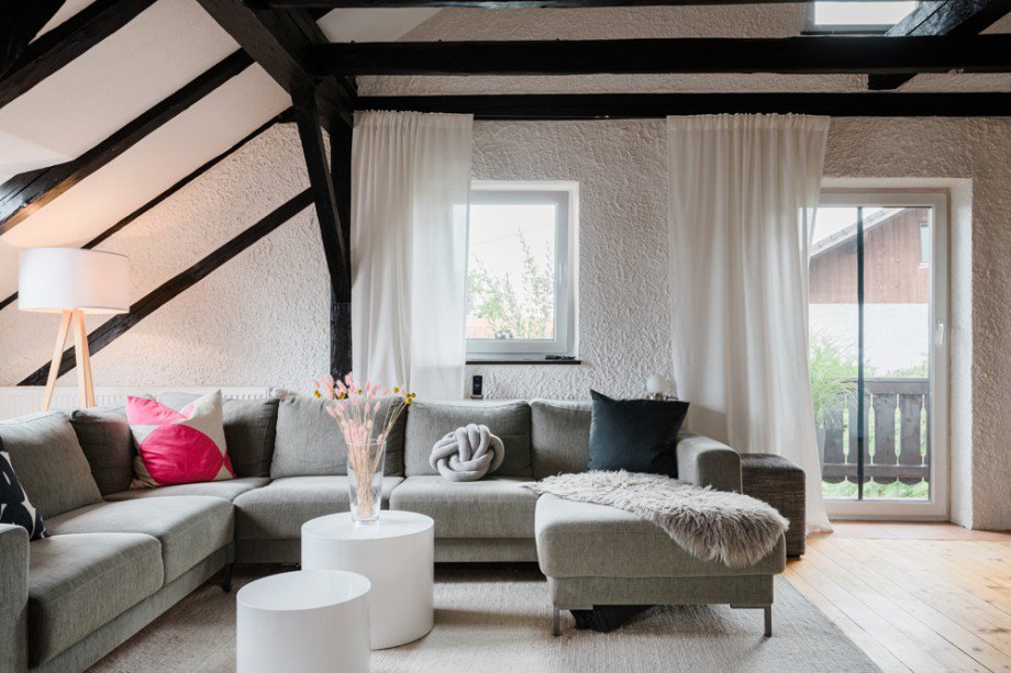 Wohnzimmer Maisonettewohnung Andechs / Frieding