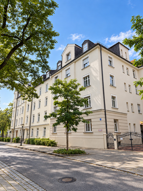 Hausansicht Etagenwohnung M�nchen