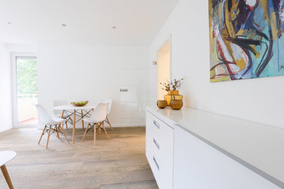 Moderner Wohn-Essbereich.png Etagenwohnung M�nchen Untermenzing