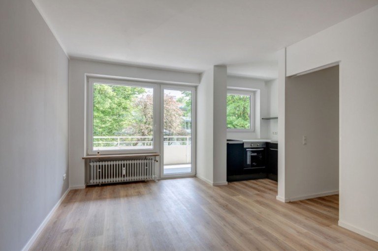  M�nchen - Bogenhausen Etagenwohnung TRAUMHAFT SCH�NE, NEU RENOVIERTE 2-Zimmerwohnung mit Ostbalkon in Bogenhausen ...