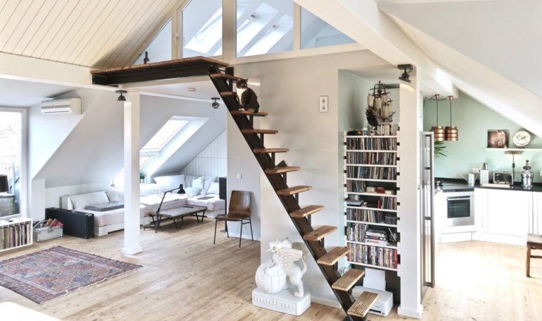 Loft Totale M�nchen - Schwabing Dachgeschosswohnung VERKAUFT �BER DEN D�CHERN VON SCHWABING - TRAUM LOFT MIT DACHTERRASSE