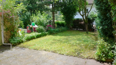 Blick in den Garten Reihenhaus Neuried