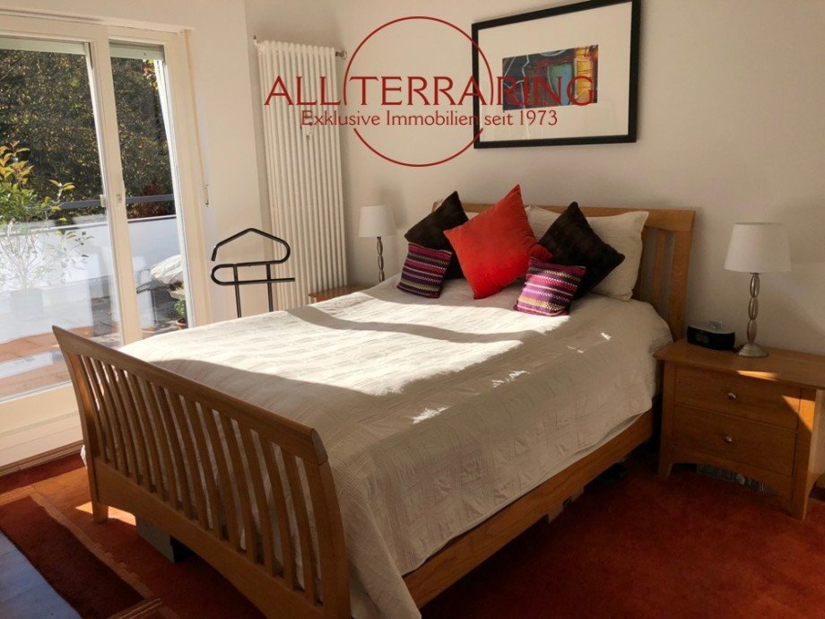 Schlafzimmer Penthousewohnung Harlaching, M�nchen