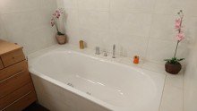 ... mit Badewanne Exclusive Dachterassenwohnung in Haidhausen mit Blick ins Gr�ne
