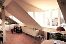 Abendsonne VERKAUFT �BER DEN D�CHERN VON SCHWABING - TRAUM LOFT MIT DACHTERRASSE