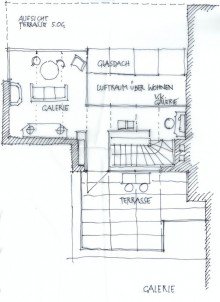 Grundriss Eingang VERMIETET - TRAUMWOHNUNG MIT DACHTERRASSE BLICK �BER DIE ALTSTADT ! GEWERBLICH NUTZBAR !