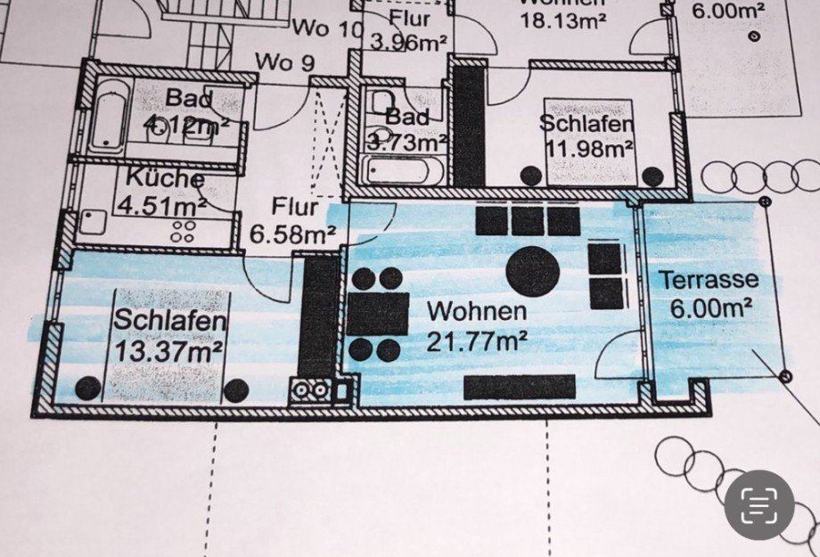 Grundriss EG Wohnung Neuried