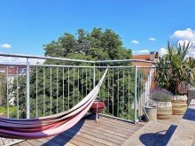 H�ngematte VERKAUFT �BER DEN D�CHERN VON SCHWABING - TRAUM LOFT MIT DACHTERRASSE