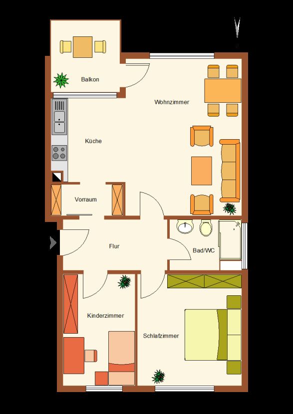 Grundriss Etagenwohnung M�nchen
