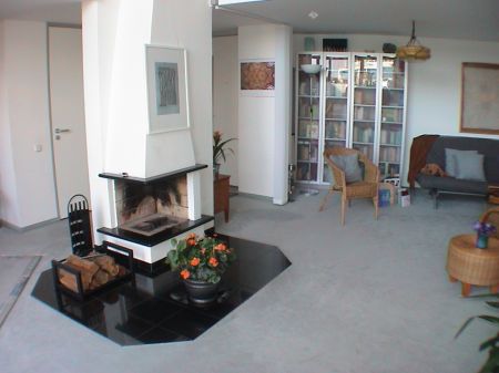 Kaminbereich Terrassenwohnung M�nchen
