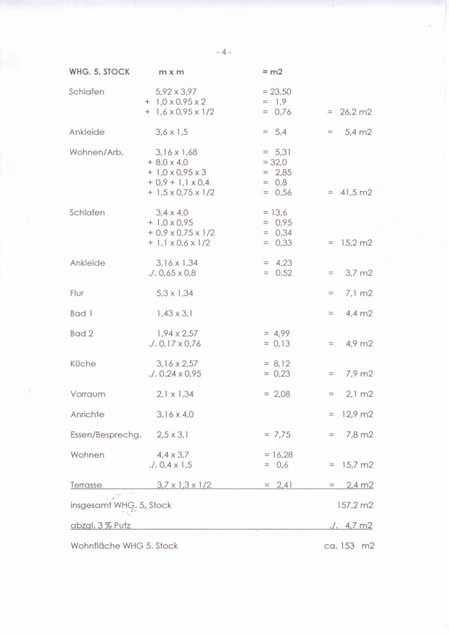 Wohnfl�chenberechnung B�rofl�che M�nchen