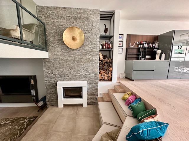Kaminbereich Reihenmittelhaus M�nchen
