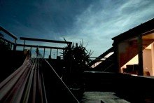 Terrasse bei Nacht VERKAUFT �BER DEN D�CHERN VON SCHWABING - TRAUM LOFT MIT DACHTERRASSE
