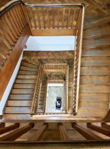 Treppenhaus VERKAUFT �BER DEN D�CHERN VON SCHWABING - TRAUM LOFT MIT DACHTERRASSE