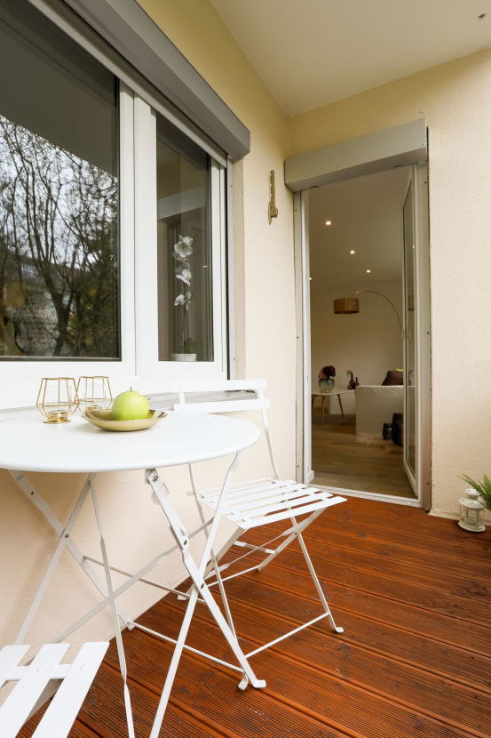 Ruhiger sonniger S�dwestbalkon.png Etagenwohnung M�nchen Untermenzing