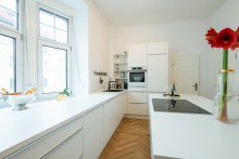  VERMIETET ! BELETAGE EXKLUSIVE ALTBAUWOHNUNG MIT TERRASSE UND KAMIN IN  WUNDERSCH�NEM ALTBAU NEUHAUSEN