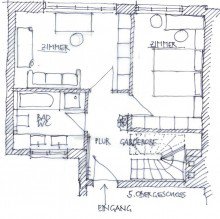 Grundriss Galerie VERMIETET - TRAUMWOHNUNG MIT DACHTERRASSE BLICK �BER DIE ALTSTADT ! GEWERBLICH NUTZBAR !