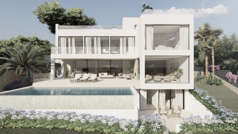  Palma, Son Vida & Umgebung - Mallorca Villa Neubau Villa in sch�ner Lage bei Palma