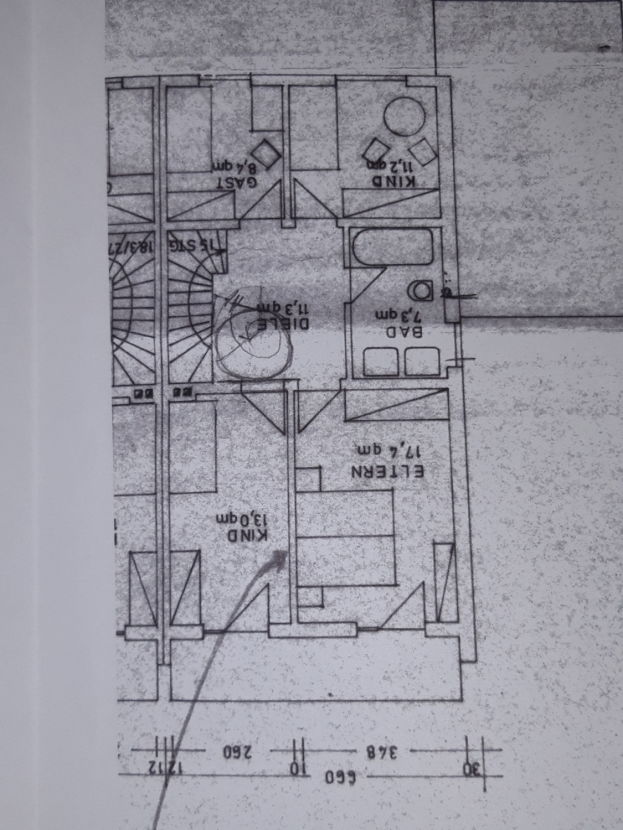 Grundriss OG Doppelhaush�lfte M�nchen