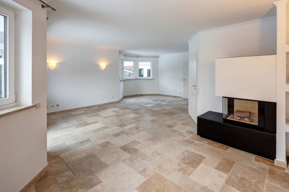 Wohnzimmer Doppelhaush�lfte Neuried
