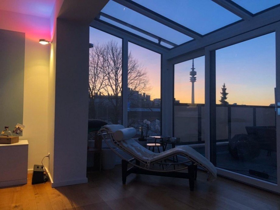 WEitblick bis zum Olympiaturm Wohnung M�nchen