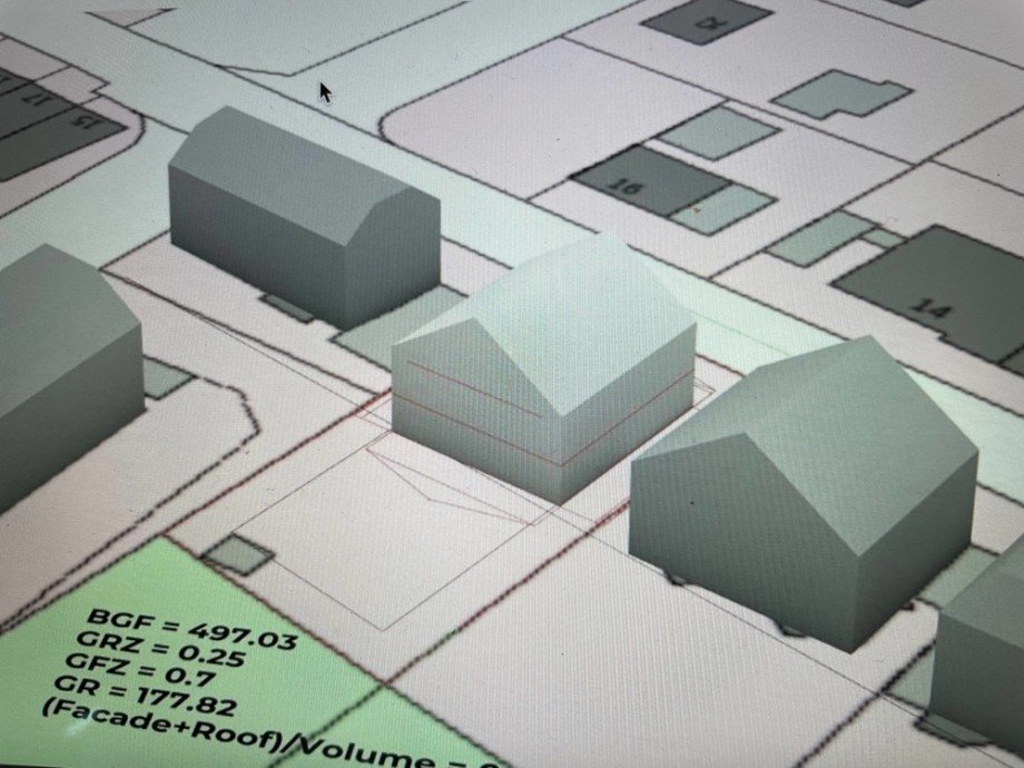 Bauk�rper Wohngrundst�ck M�nchen / Forstenried